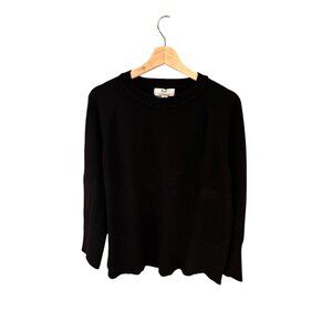 Magaschoni Black Crewneck Sweater M/M Viscose Blend Lightweight